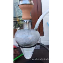 Woyu chicha wholesale all glass hookah khalili mamoon odume shisha with iron base